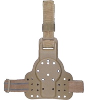 DLS (Drop Leg Single) Standard NON-RTI / Tactical Kydex Drop Leg Panel w/ single leg strap / Ambidex