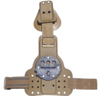 REAC Drop Leg  RTI / Tactical Kydex Drop Leg Panel w/ single leg strap & REAC Clip / Ambidextrous