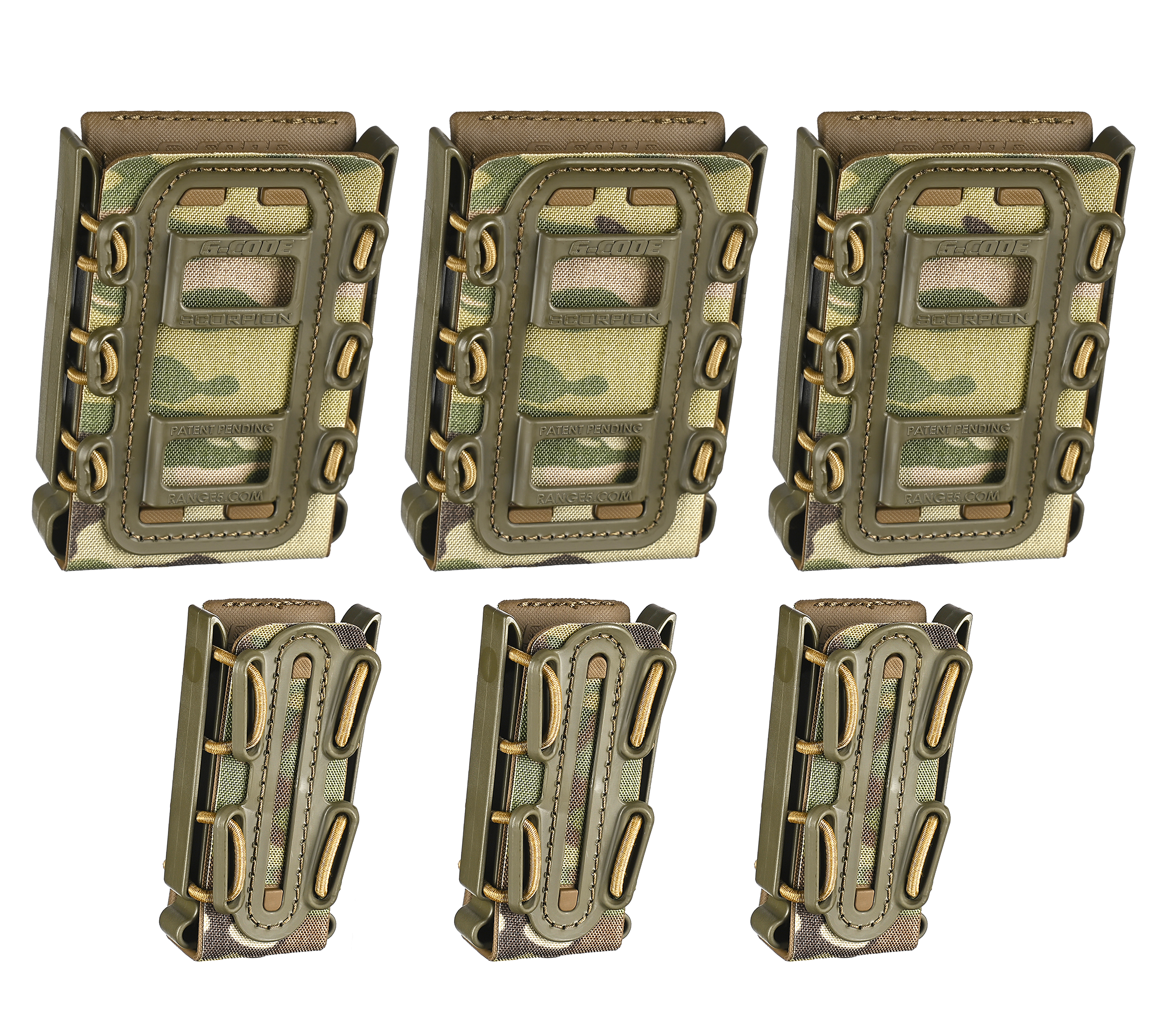 6 Pack Soft Shell Scorpion Kit Magazine Carrier : G-Code