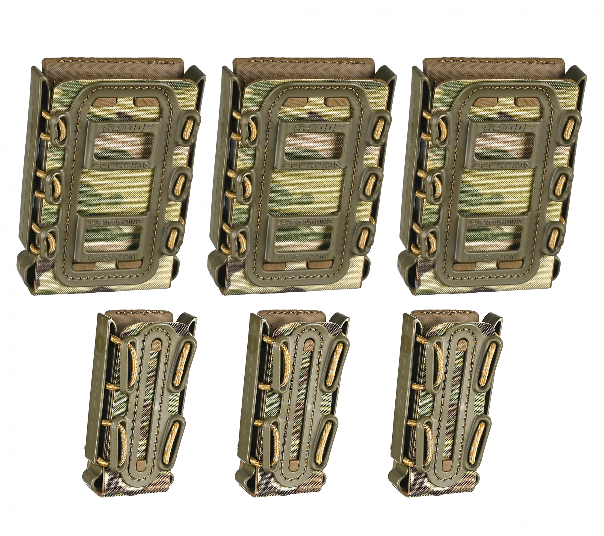 G-Code Scorpion Soft Shellマグポーチ 実物 6 Pack Soft Shell Scorpion Kit Magazine Carrier : G-Code