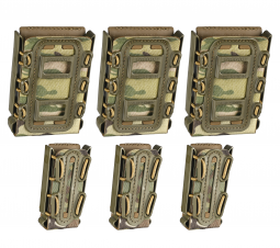 6 PACK - Soft Shell Scorpion Kit - Rifle Mag Carriers - holsters and tactical equipment