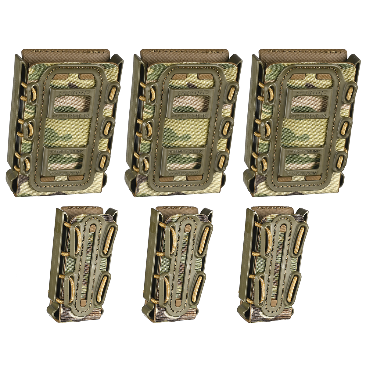 G-CODE P1 Molle Clips (with Hardware) 100% Made in USA