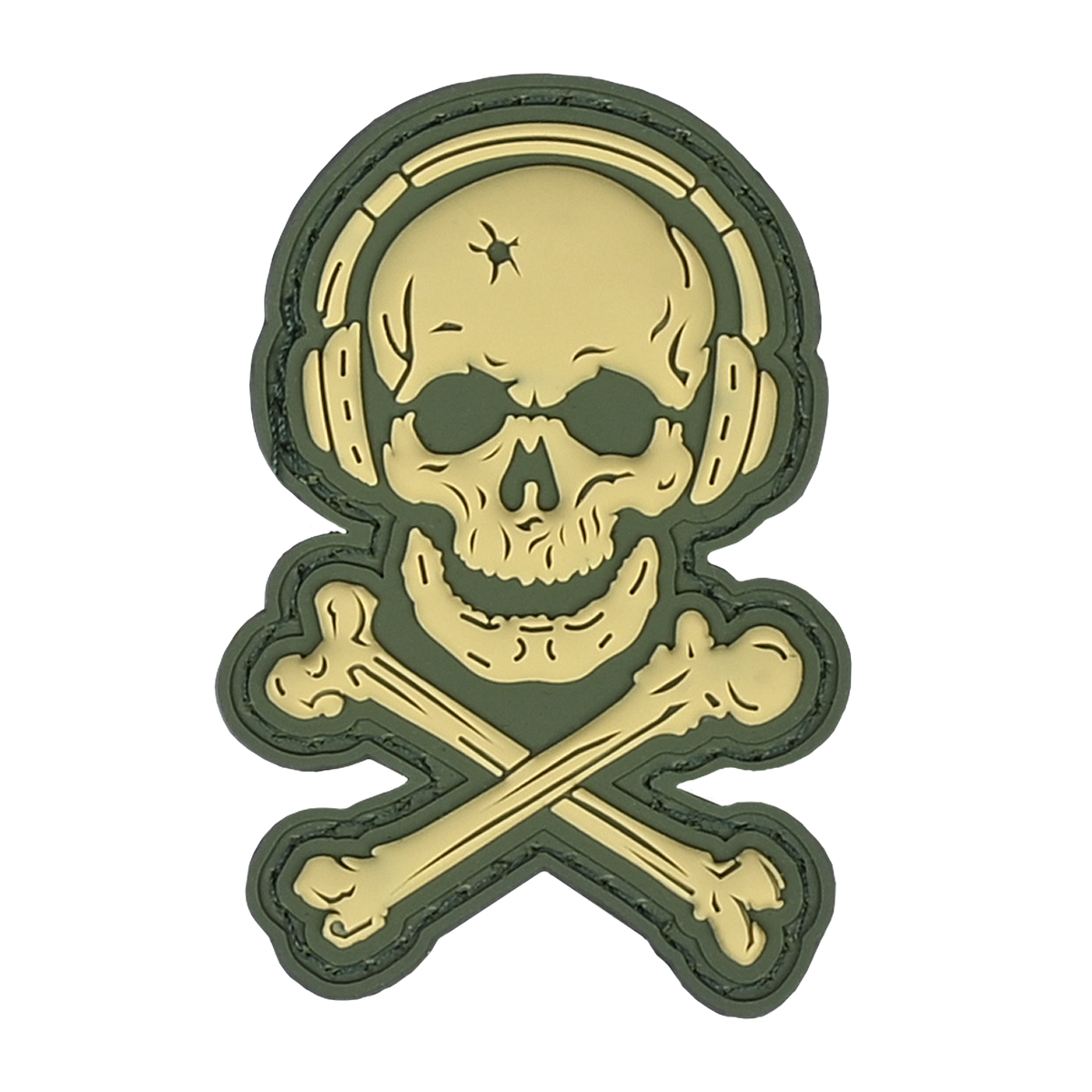Cartoon SkullGuy Patch With Velcro Backing : G-Code Holsters