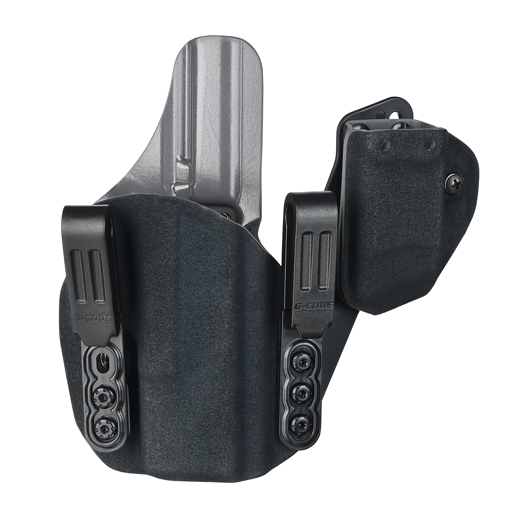 Syncron IWB / Black Fuzz on Grey Kydex Edge Works