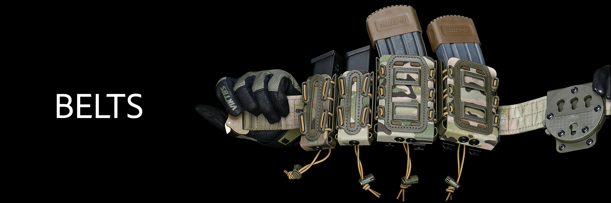 Belts - tactical holsters and equipment